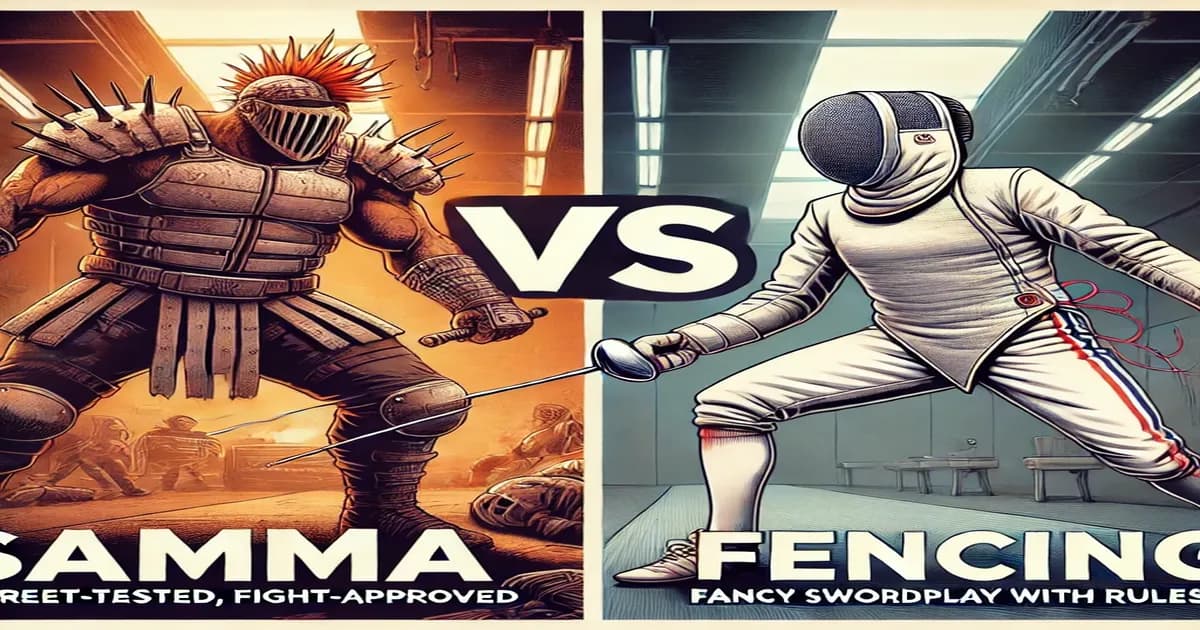 Cover Image for Samma vs. Fencing: The Ultimate Combat Style Breakdown