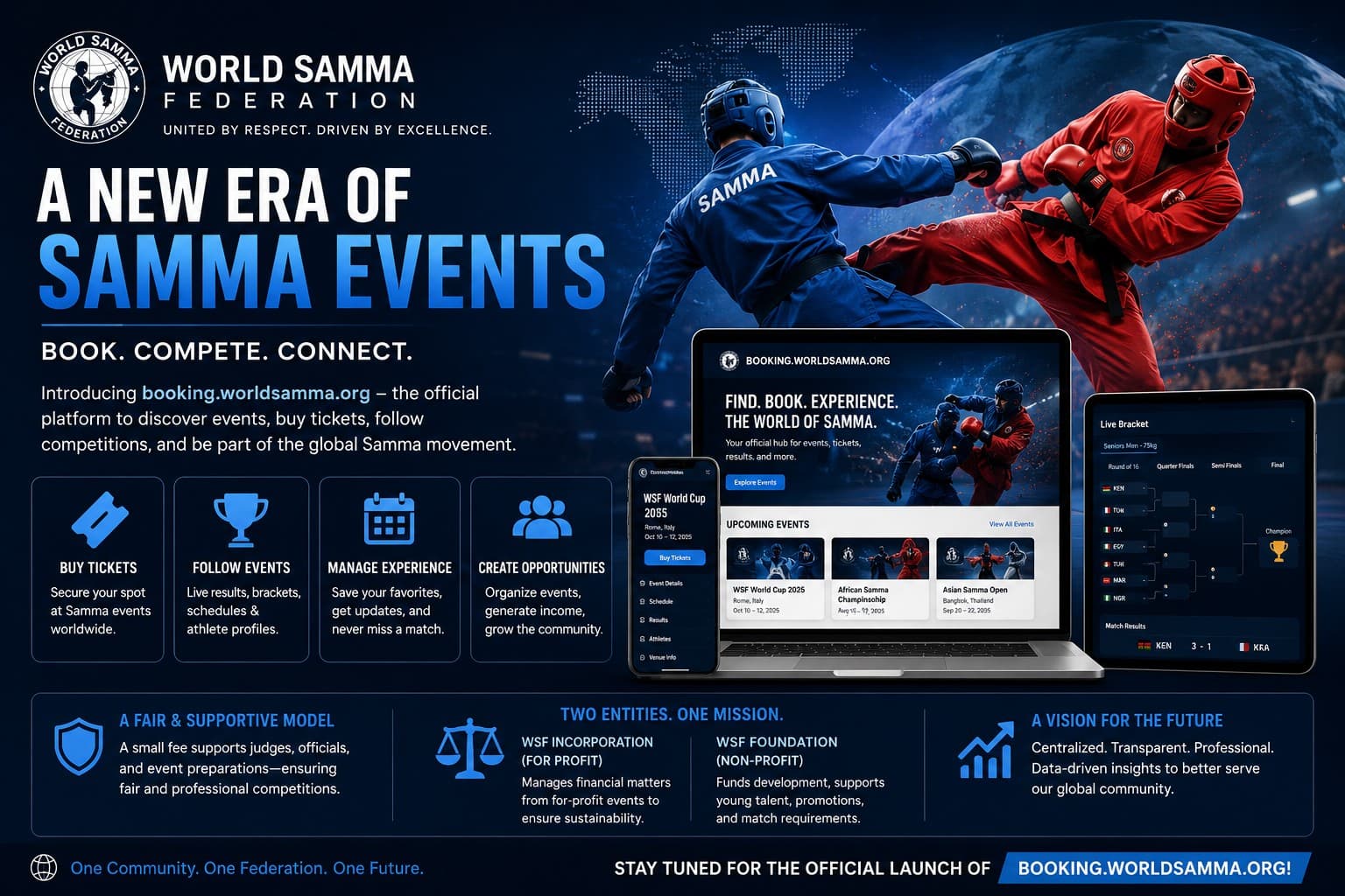 Cover Image for World Samma Federation Launches New Event Booking System